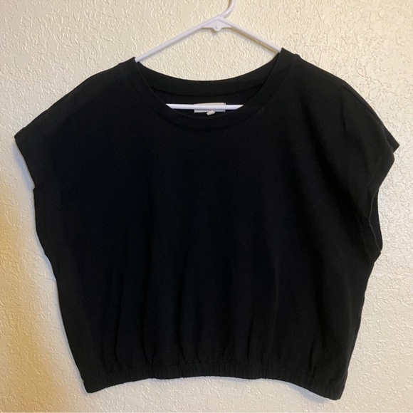Madewell Black Short Sleeve Top Size XL - Picture 1 of 5